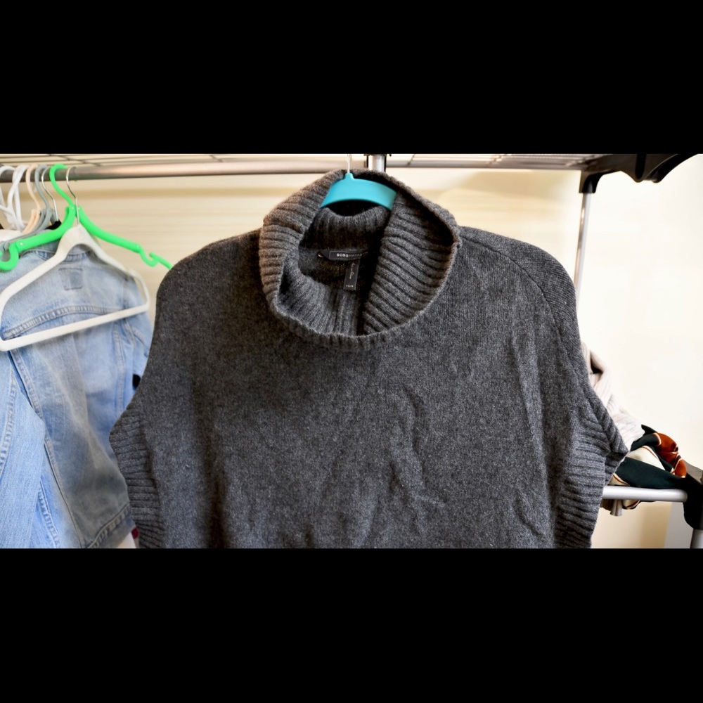 Grey Cashmere Blend Sweater